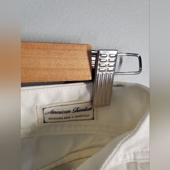 Tommy Hilfiger Jeans Women's Size 2 White American FREEDOM MODERN RISE B… - Picture 11 of 16